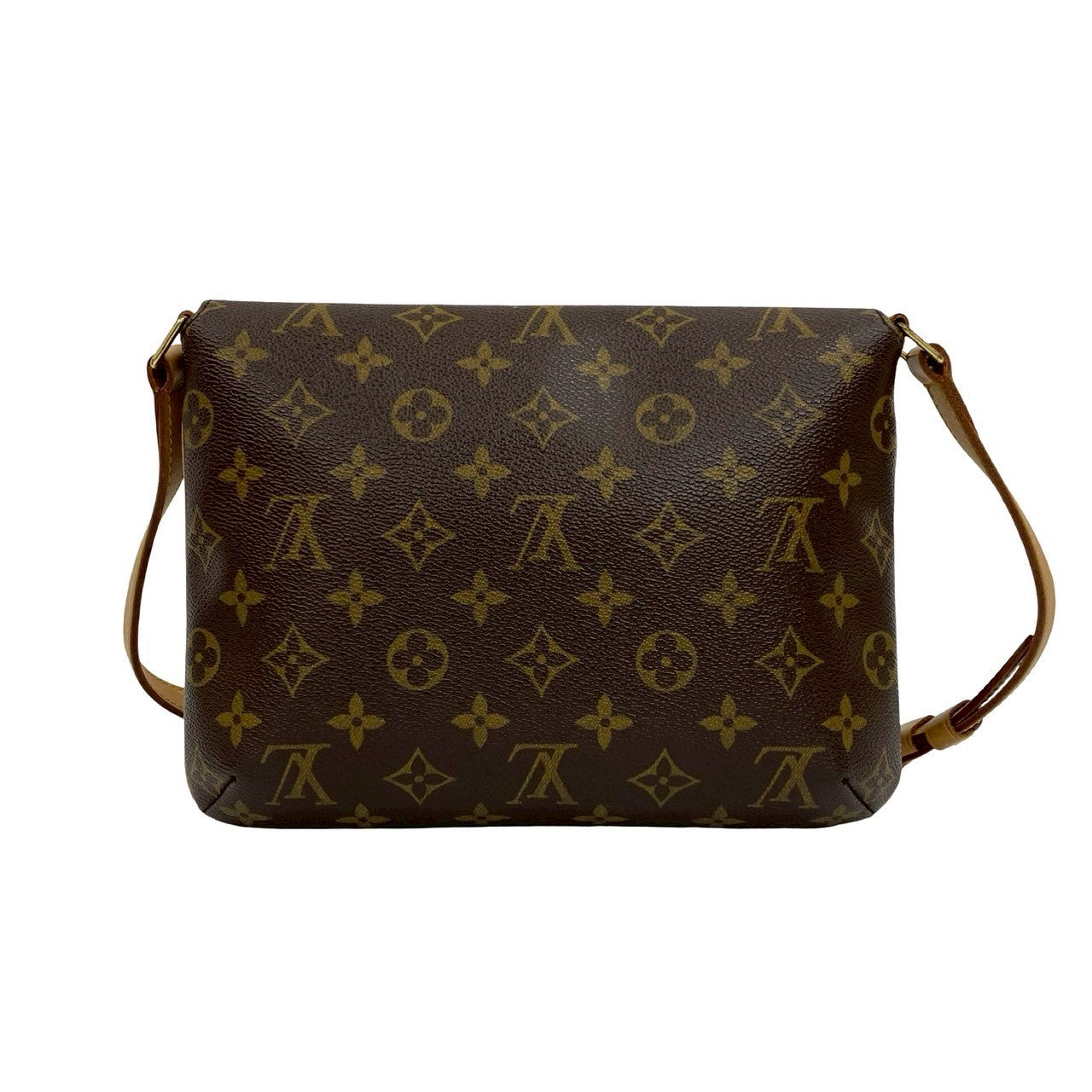 LOUIS VUITTON Shoulder Bag leather Brown Monogram Musette Tango