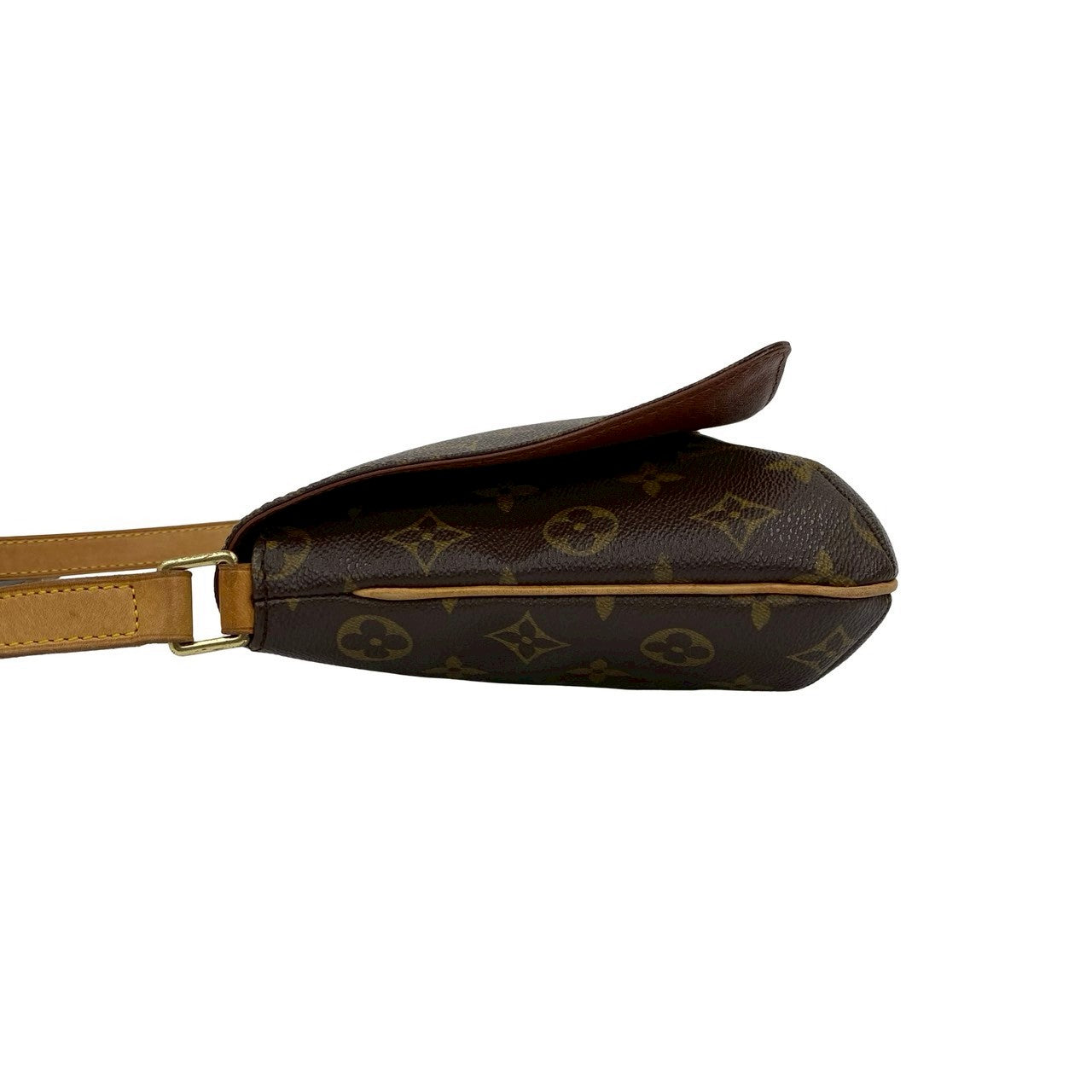 LOUIS VUITTON Shoulder Bag leather Brown Monogram Musette Tango