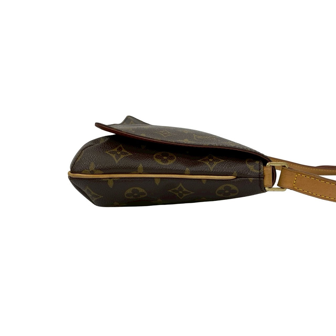 LOUIS VUITTON Shoulder Bag leather Brown Monogram Musette Tango