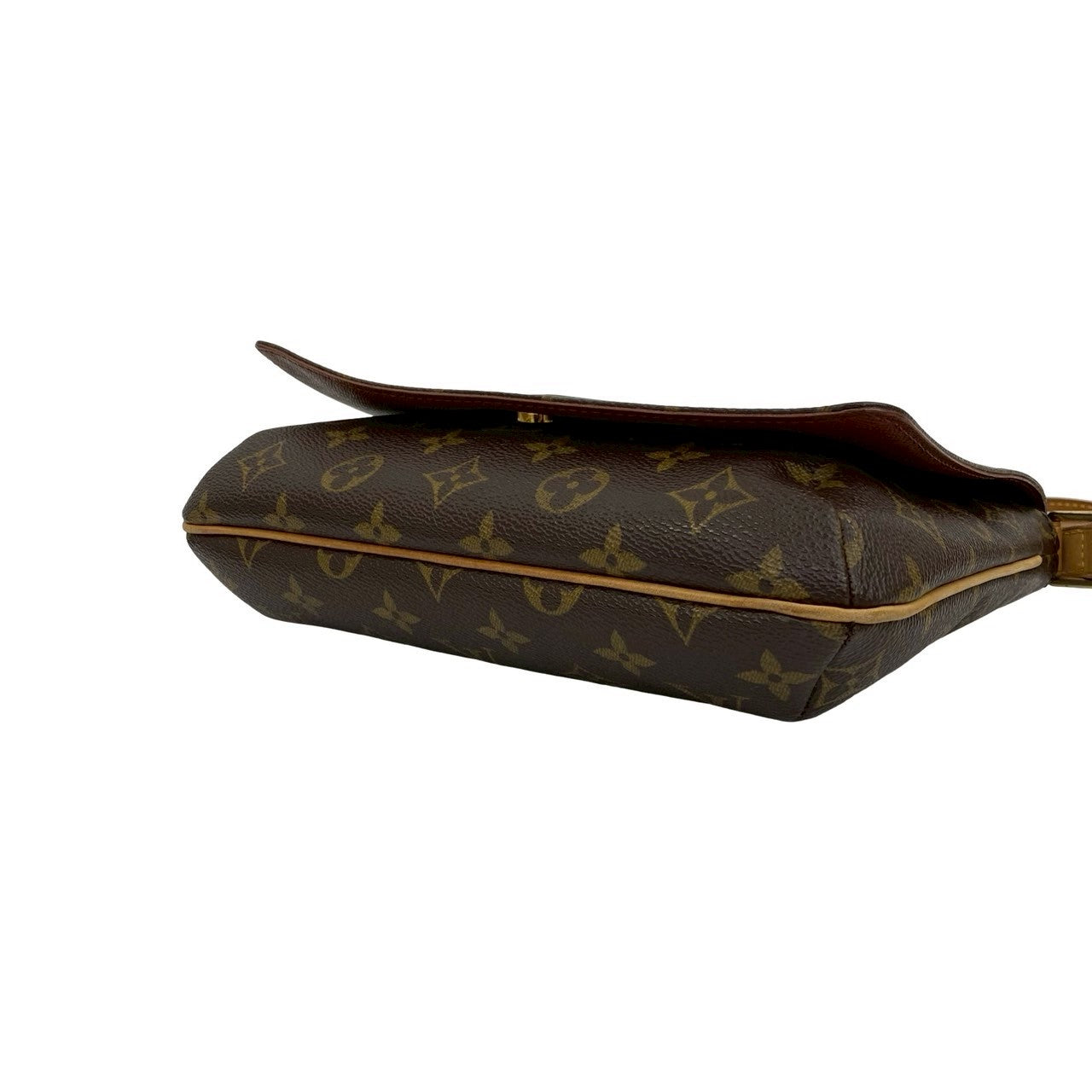 LOUIS VUITTON Shoulder Bag leather Brown Monogram Musette Tango