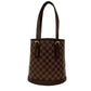 LOUIS VUITTON Tote Bag leather Brown Damier Male