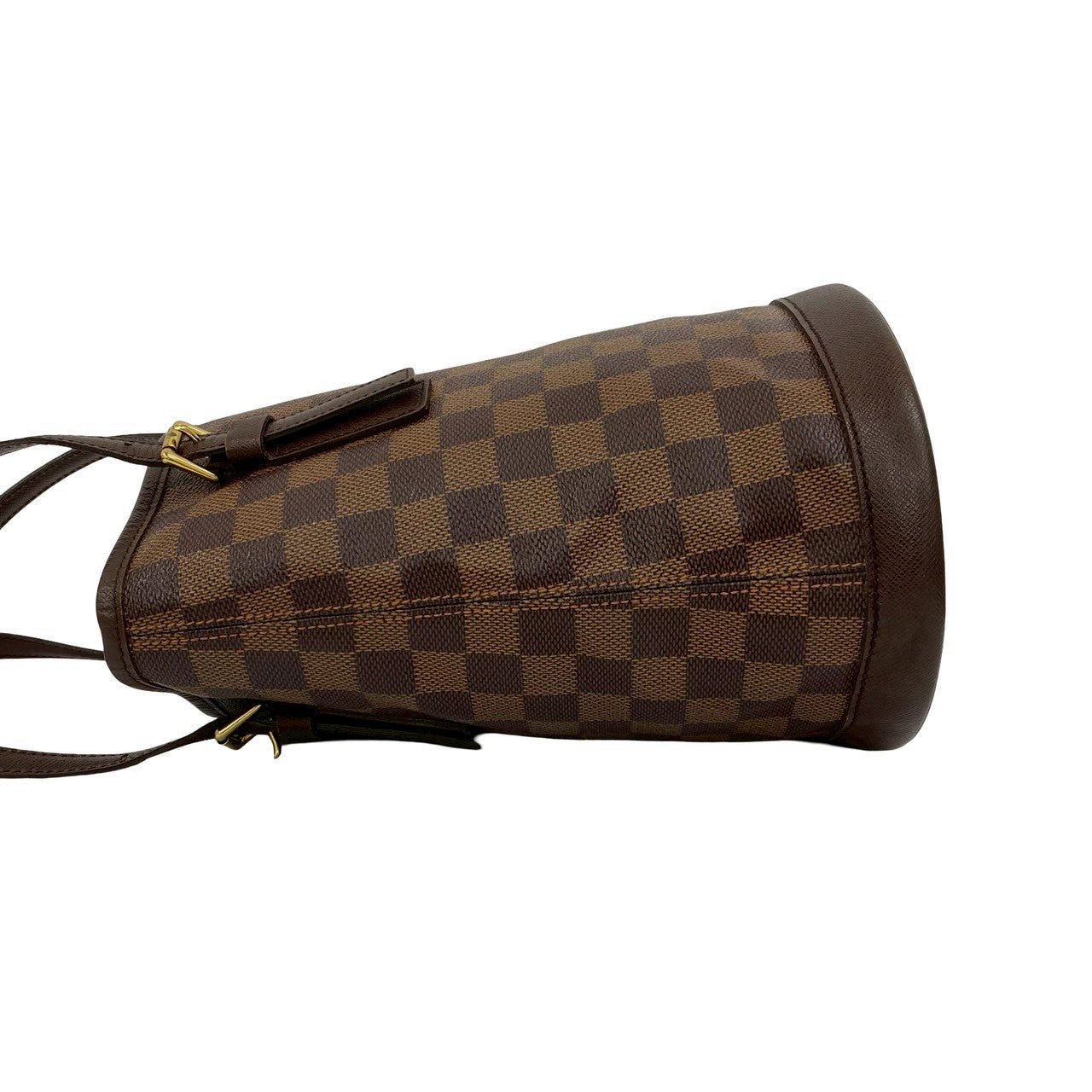 LOUIS VUITTON Tote Bag leather Brown Damier Male