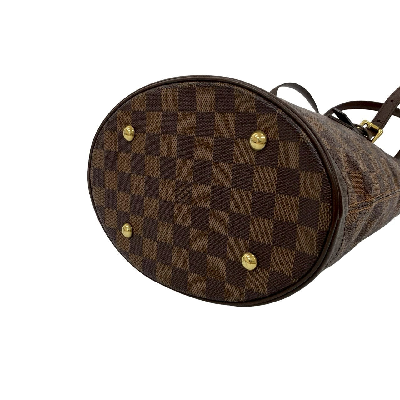 LOUIS VUITTON Tote Bag leather Brown Damier Male