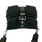PRADA Shoulder Bag leather black