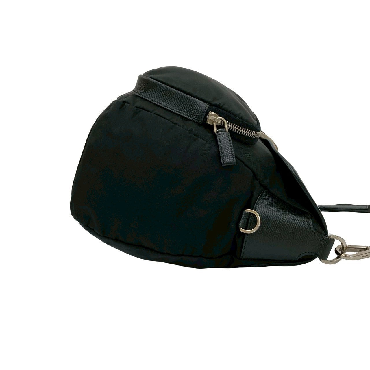 PRADA Shoulder Bag leather black