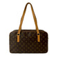 LOUIS VUITTON Shoulder Bag leather Brown Monogram Cite GM