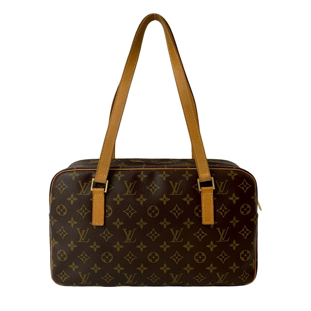 LOUIS VUITTON Shoulder Bag leather Brown Monogram Cite GM
