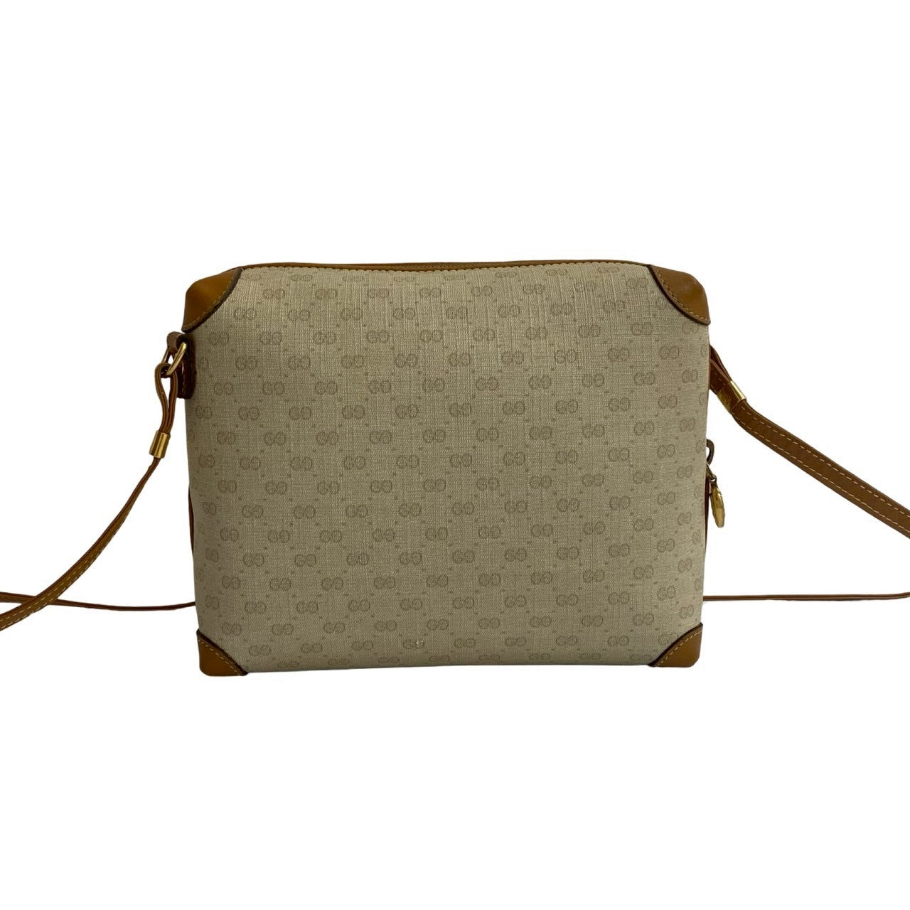 GUCCI Shoulder Bag leather Brown