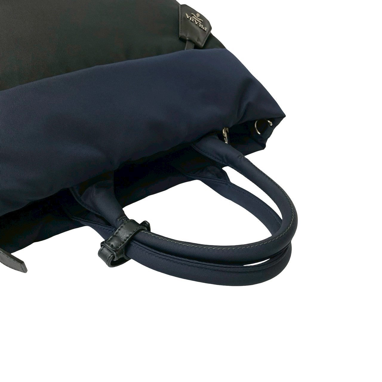 PRADA Shoulder Bag Nylon Navy