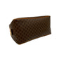 CELINE Handbag leather Brown Macadam Blazon Pattern logo