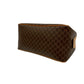 CELINE Handbag leather Brown Macadam Blazon Pattern logo