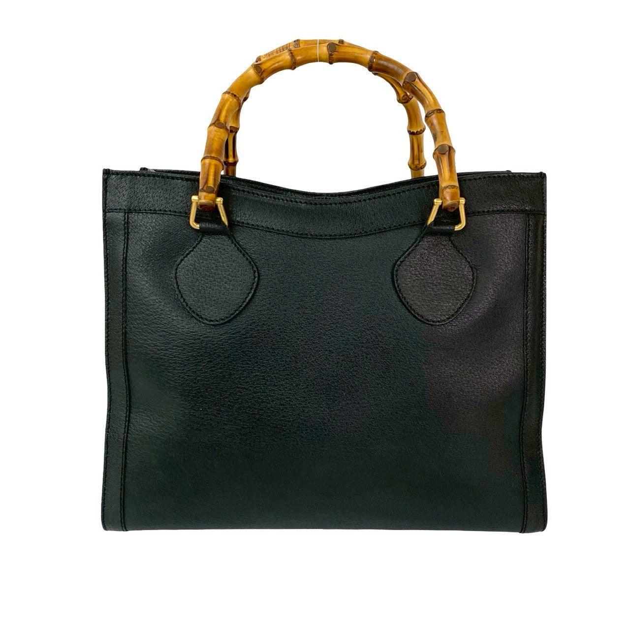 GUCCI Handbag leather black Bamboo