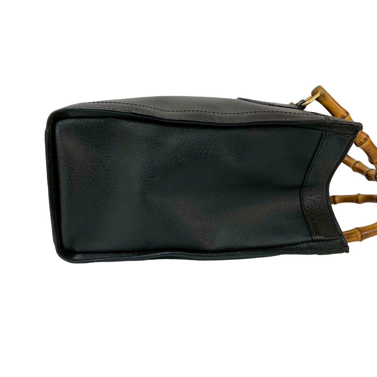 GUCCI Handbag leather black Bamboo