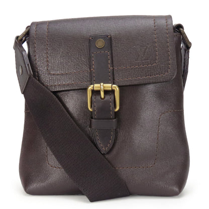 LOUIS VUITTON Shoulder Bag M92995 leather Brown Utah Yuma