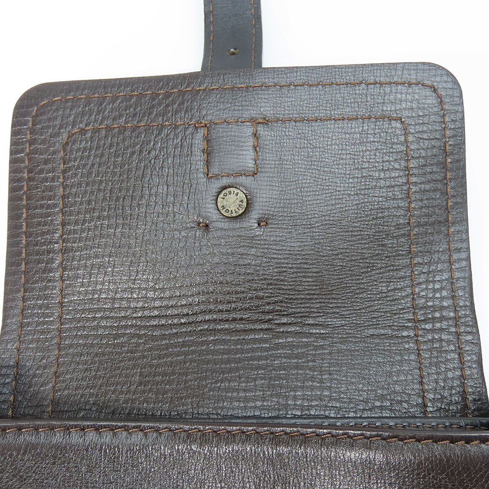 LOUIS VUITTON Shoulder Bag M92995 leather Brown Utah Yuma