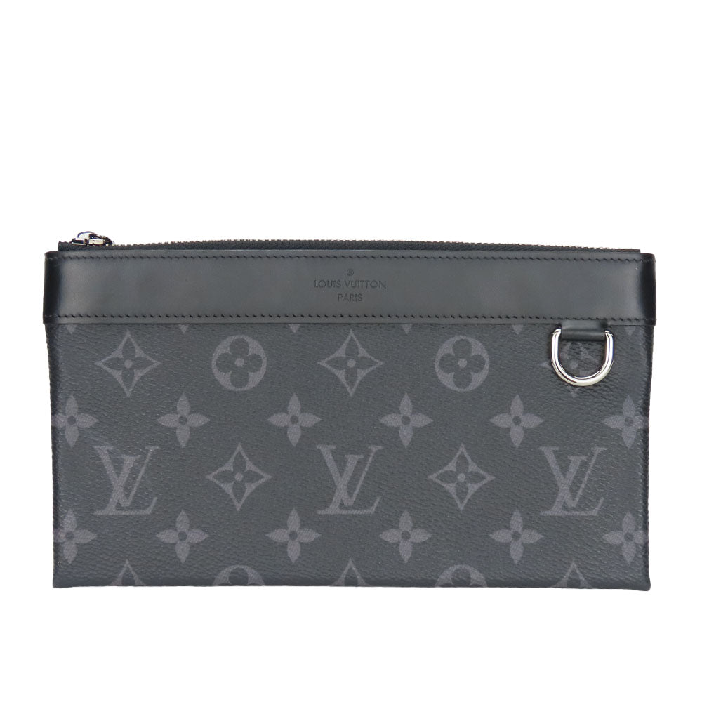 LOUIS VUITTON Pouch M44323 Monogram Eclipse black Pochette Discovery PM unisex(Unisex) Used Authentic