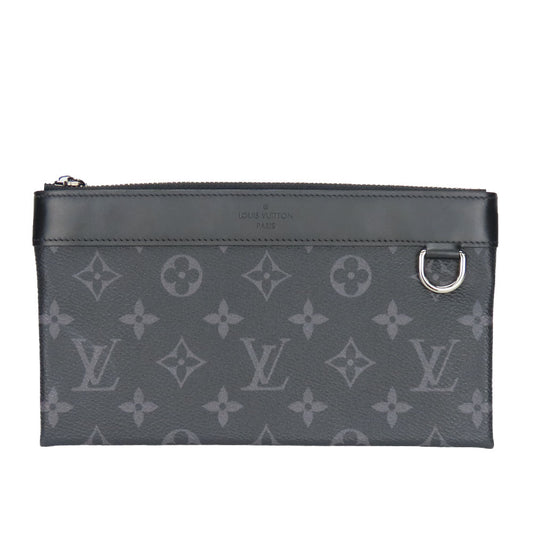 LOUIS VUITTON Pouch M44323 Monogram Eclipse black Pochette Discovery PM unisex(Unisex) Used Authentic
