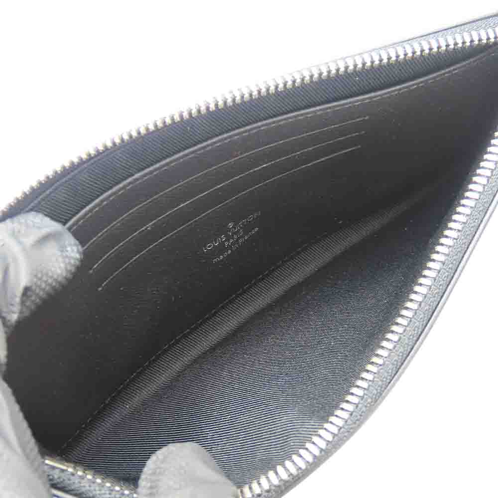 LOUIS VUITTON Pouch M44323 Monogram Eclipse black Pochette Discovery PM unisex(Unisex) Used Authentic