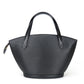 LOUIS VUITTON Tote Bag M52272 Epi Leather black Sun jack Women Used Authentic