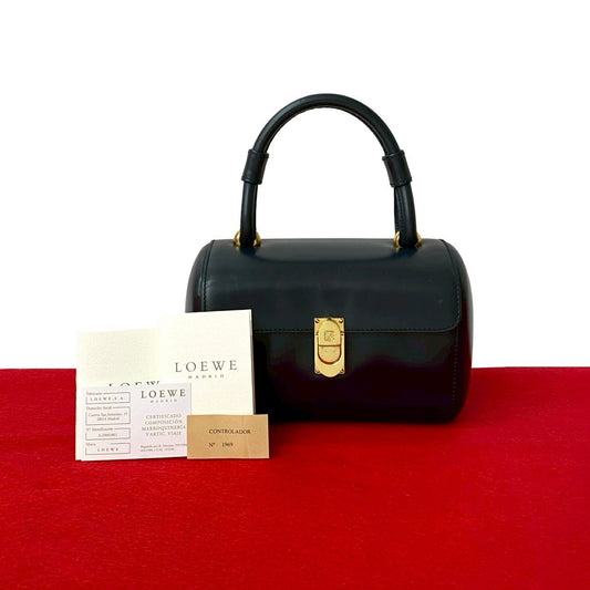 LOEWE Handbag leather Navy