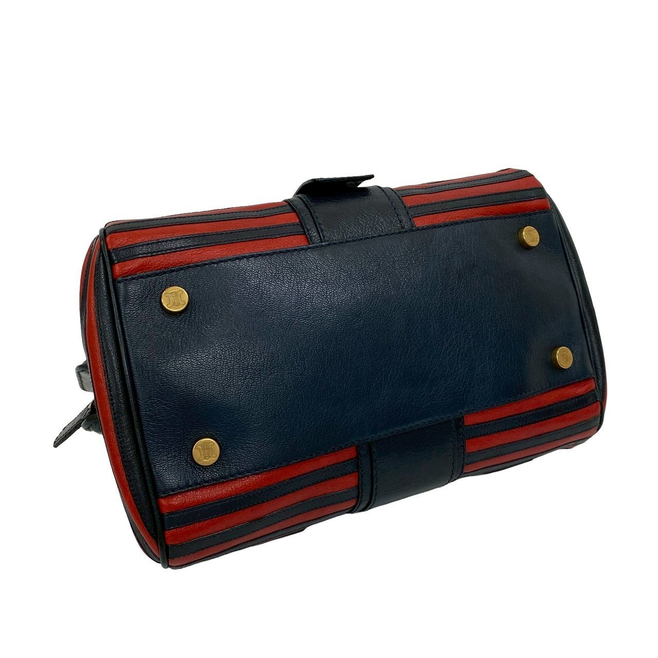 CELINE Handbag leather Navy