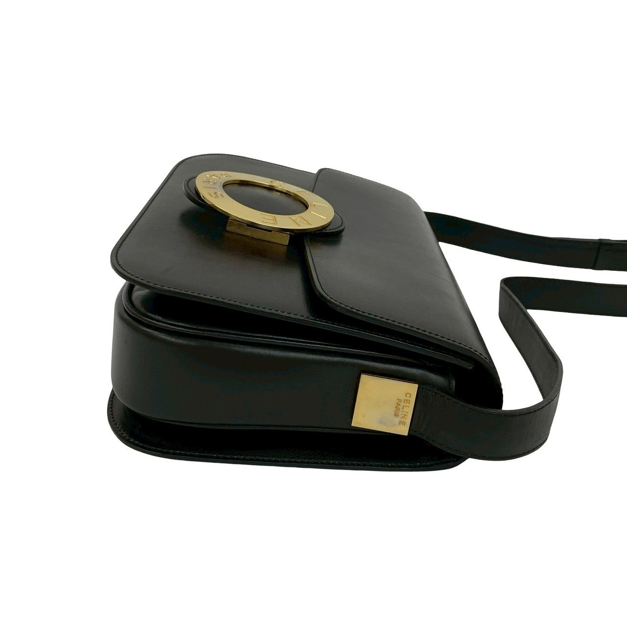 CELINE Shoulder Bag Calfskin black
