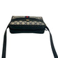 GUCCI Shoulder Bag leather Navy Sherry line