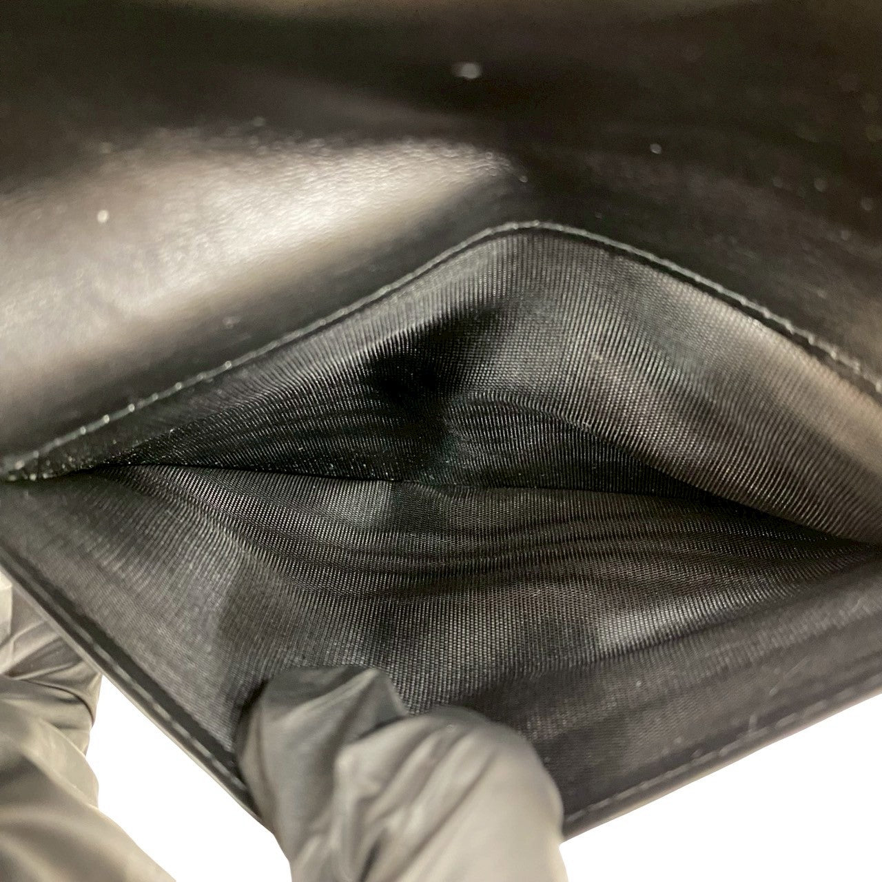 GUCCI Bifold Wallet leather black
