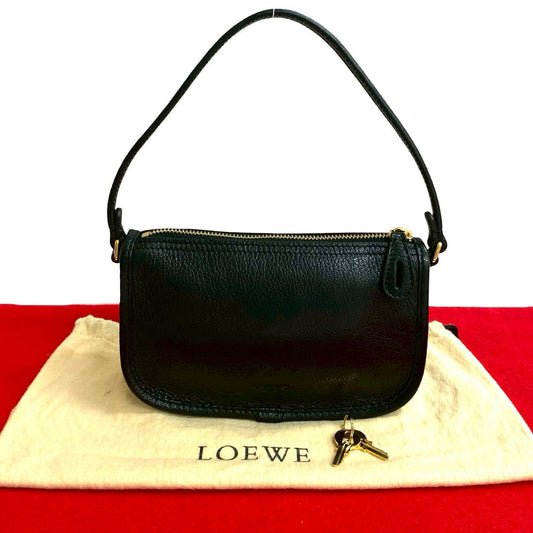 LOEWE Handbag leather black