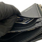 CHANEL Tri-fold wallet Matt caviar skin black Matrasse