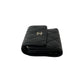 CHANEL Tri-fold wallet Matt caviar skin black Matrasse