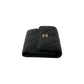 CHANEL Tri-fold wallet Matt caviar skin black Matrasse