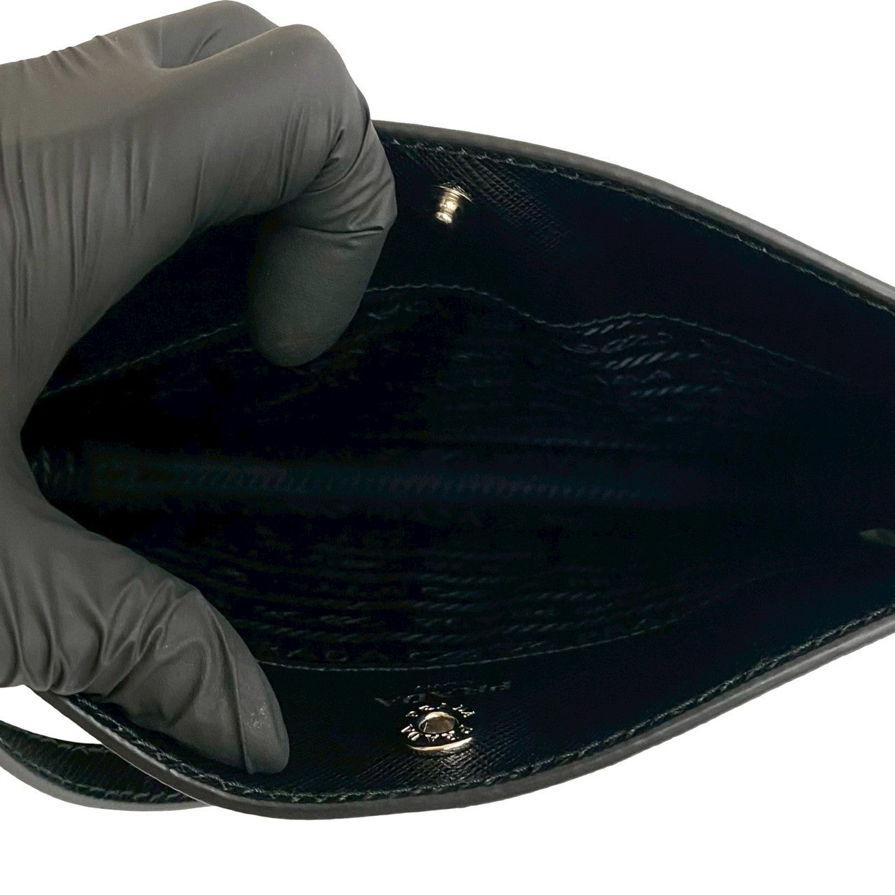 PRADA Shoulder Bag leather black