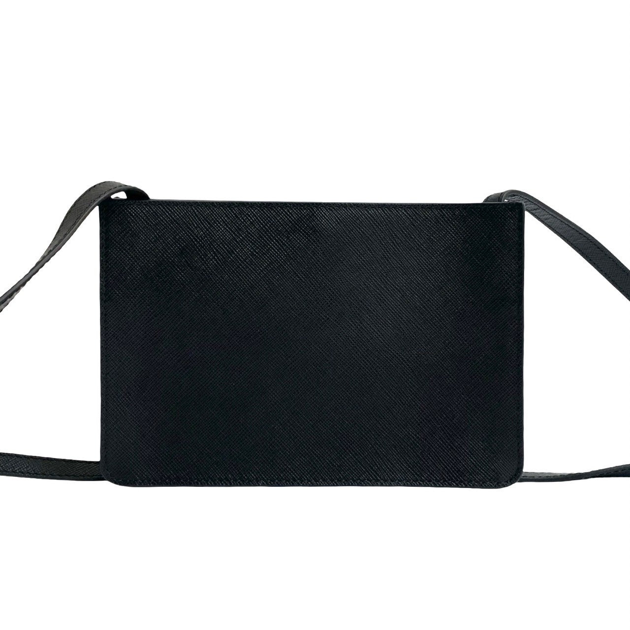 PRADA Shoulder Bag leather black