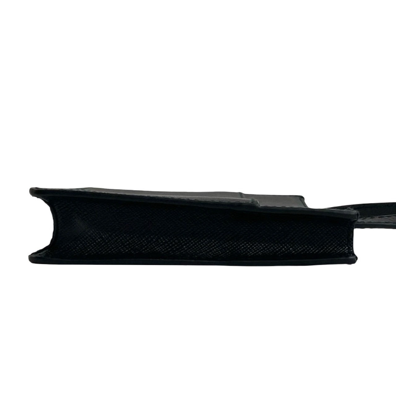 PRADA Shoulder Bag leather black