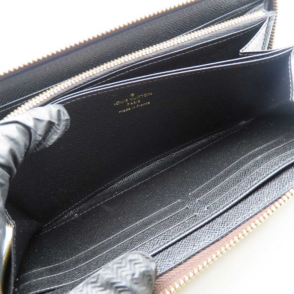 LOUIS VUITTON Long Wallet Purse M69353 Monogram reverse Brown Zippy wallet unisex(Unisex) Used Authentic