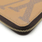 LOUIS VUITTON Long Wallet Purse M69353 Monogram reverse Brown Zippy wallet unisex(Unisex) Used Authentic