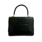 GUCCI Handbag leather black