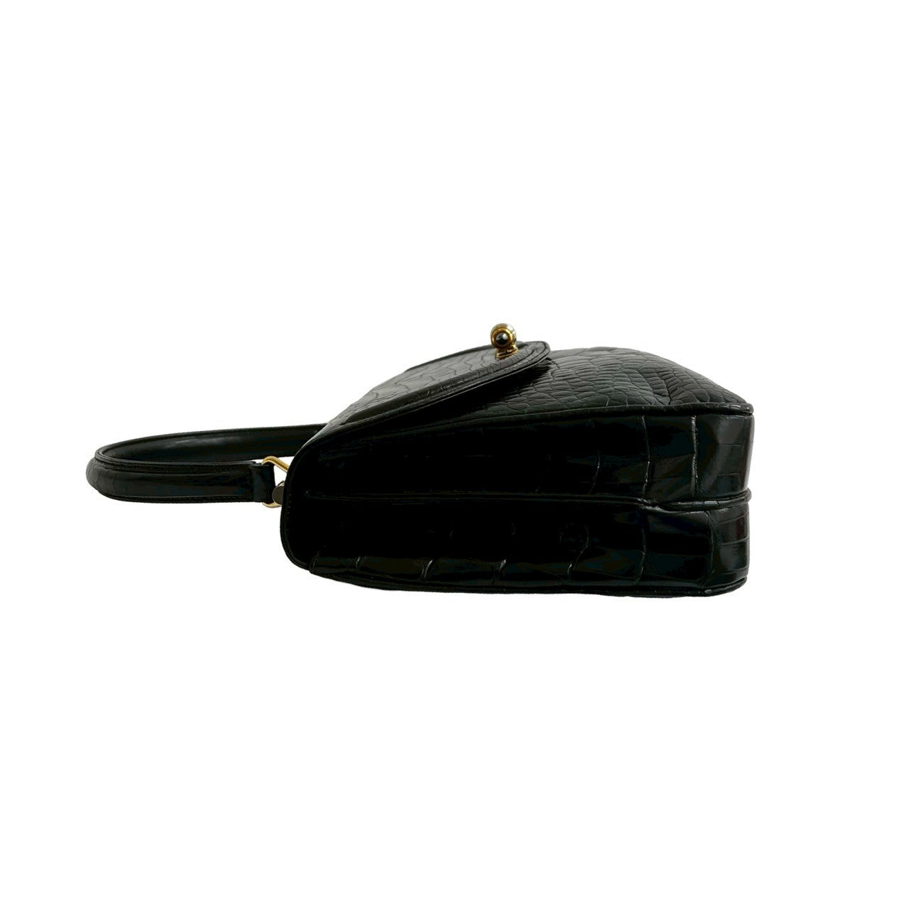 GUCCI Handbag leather black