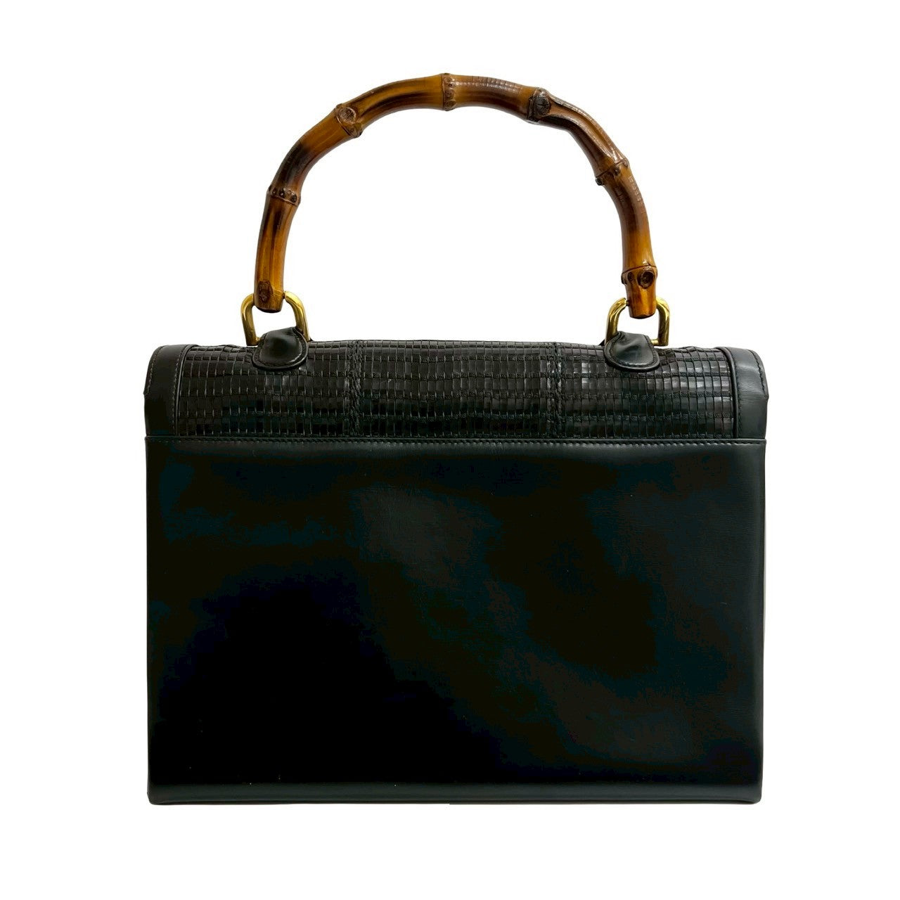 GUCCI Handbag Bamboo black