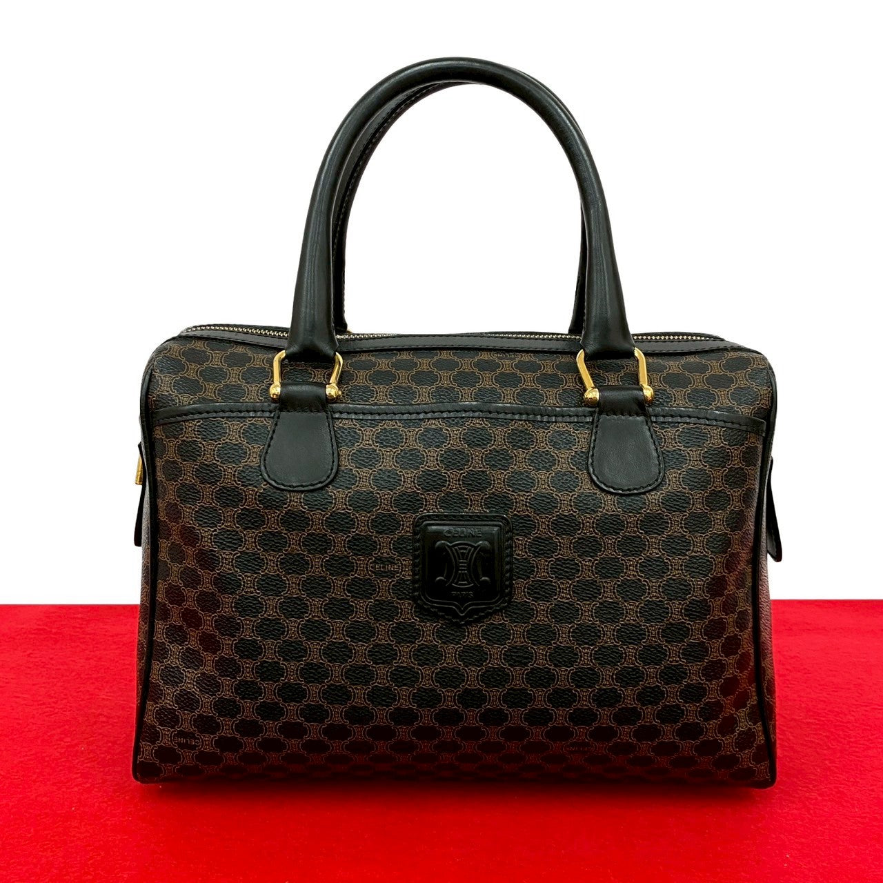 CELINE Handbag leather black
