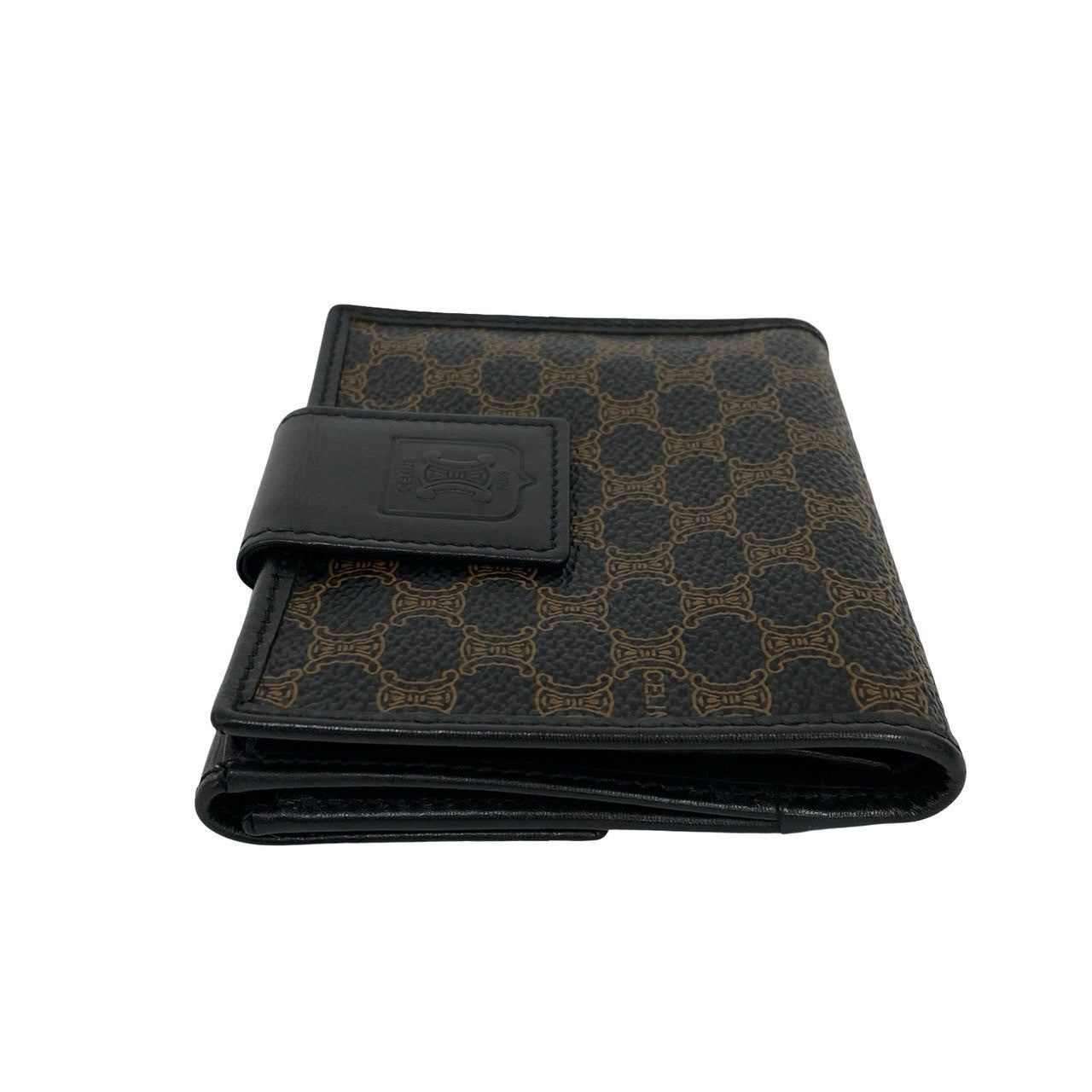 CELINE Bifold Wallet leather black