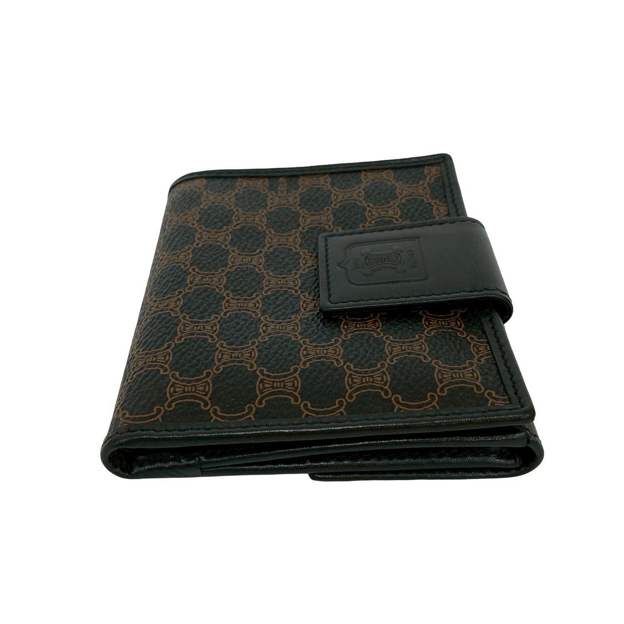 CELINE Bifold Wallet leather black