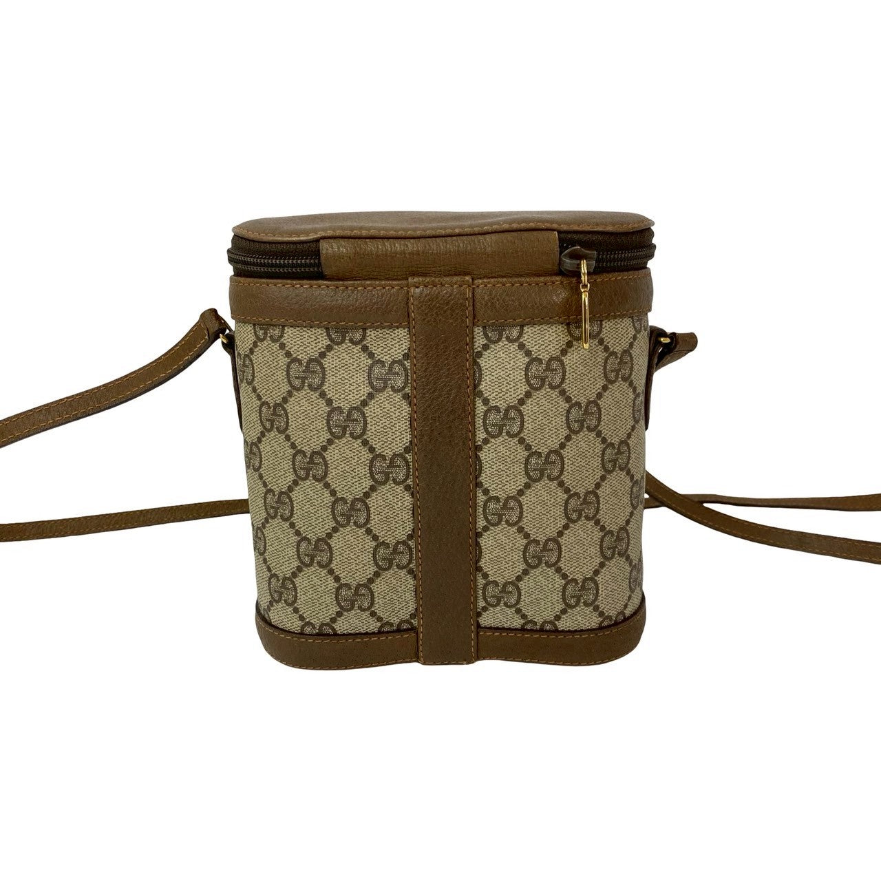 GUCCI Shoulder Bag leather Brown Sherry line