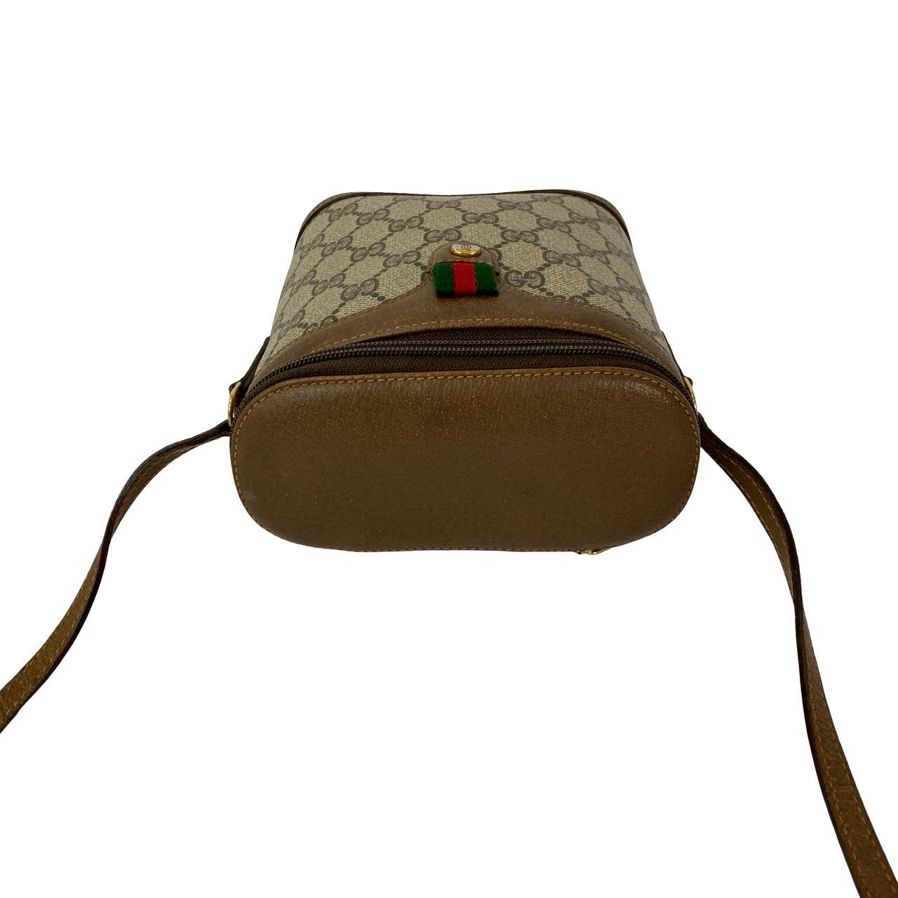GUCCI Shoulder Bag leather Brown Sherry line