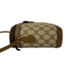 GUCCI Shoulder Bag leather Brown Sherry line