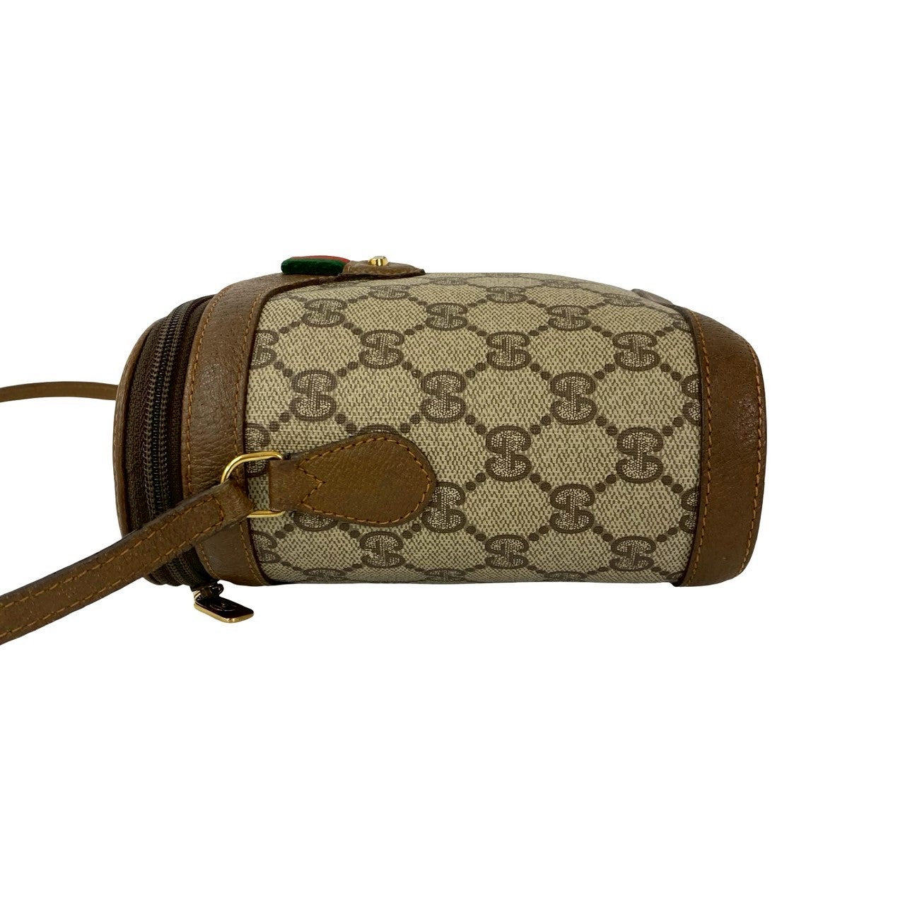 GUCCI Shoulder Bag leather Brown Sherry line