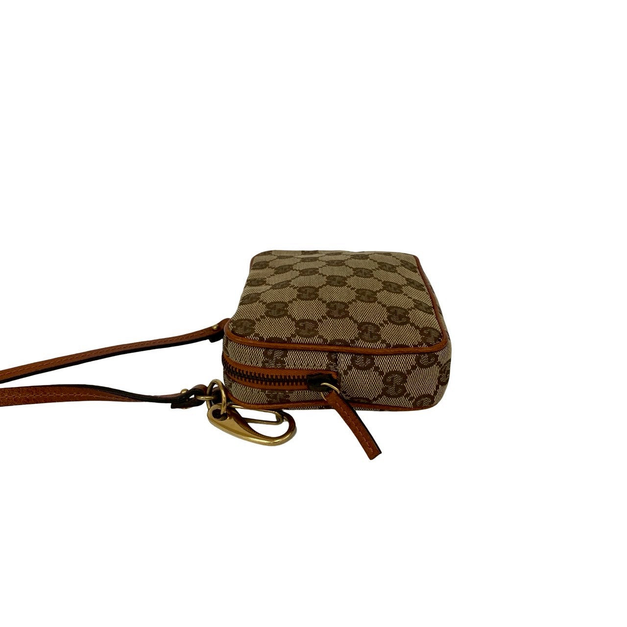 GUCCI Shoulder Bag canvas Brown