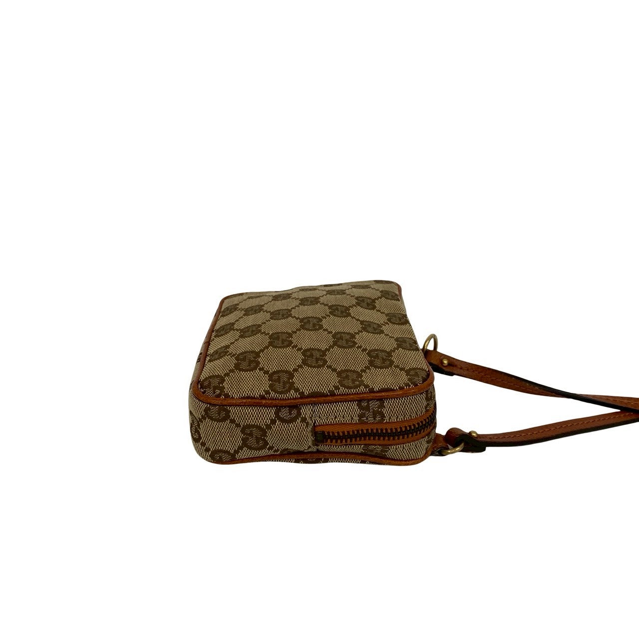 GUCCI Shoulder Bag canvas Brown