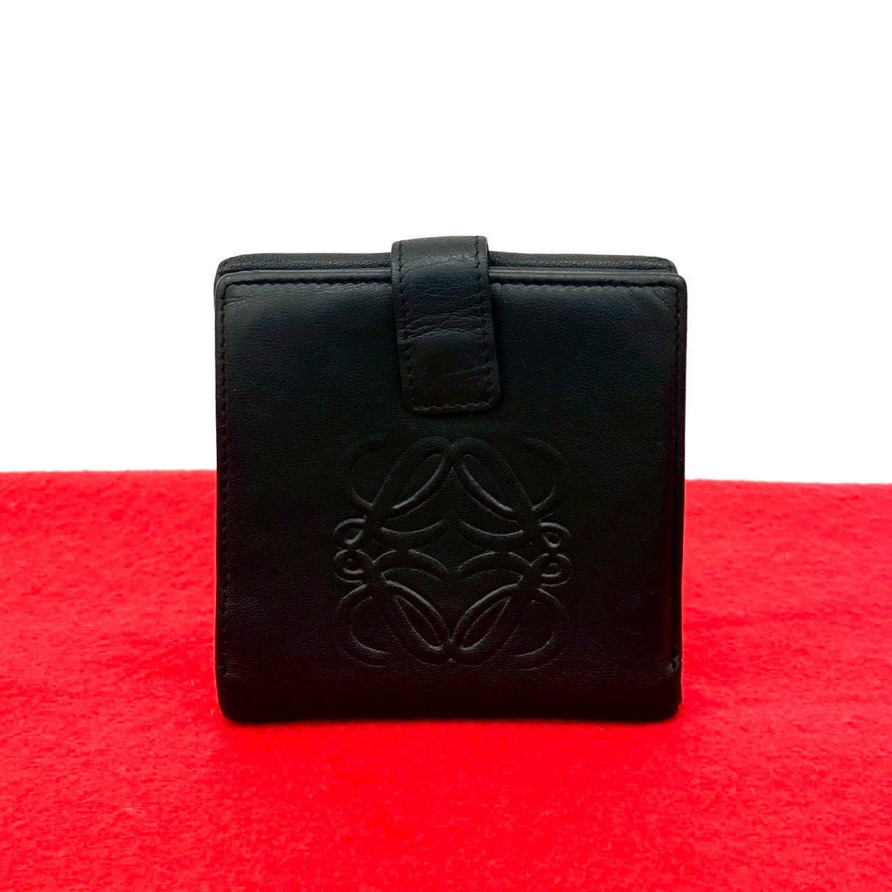 LOEWE Bifold Wallet leather black